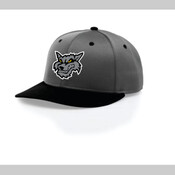 Lobos Grey and Black Hat with Wolf